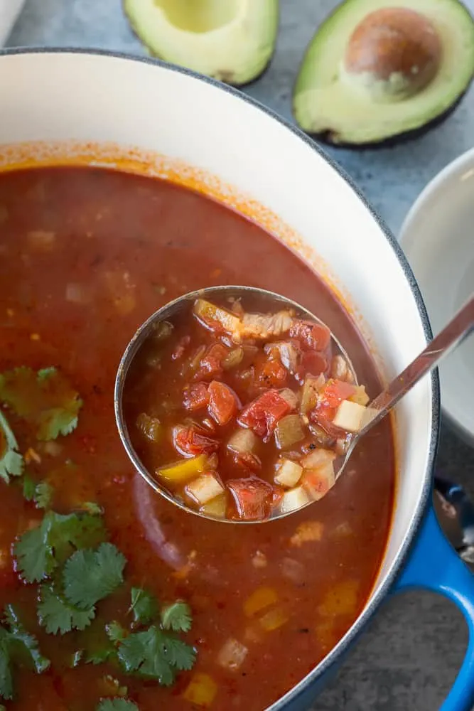 Paleo Turkey Tortilla Soup