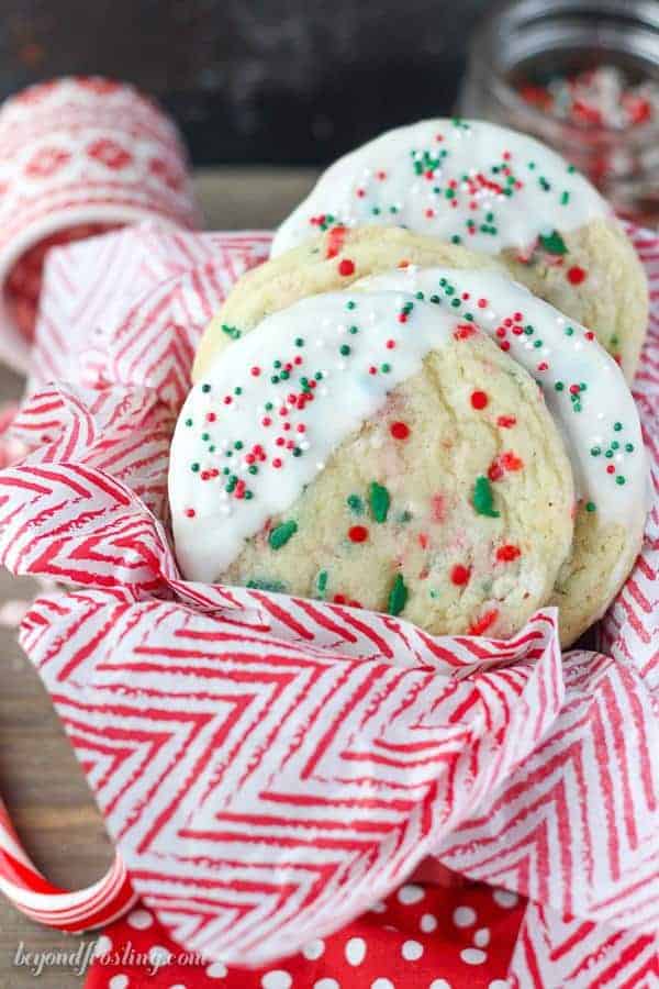 Peppermint Crunch Sugar Cookies