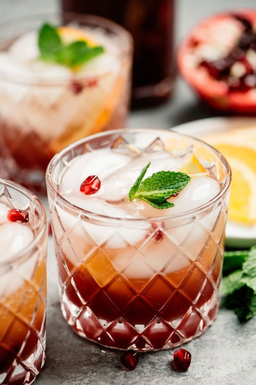 Pomegranate Prosecco Punch