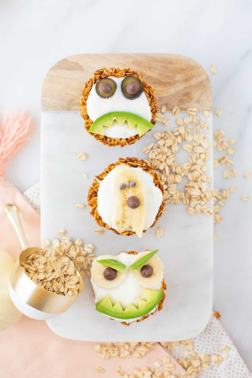 Pumpkin Spice Granola Cups with Yogurt