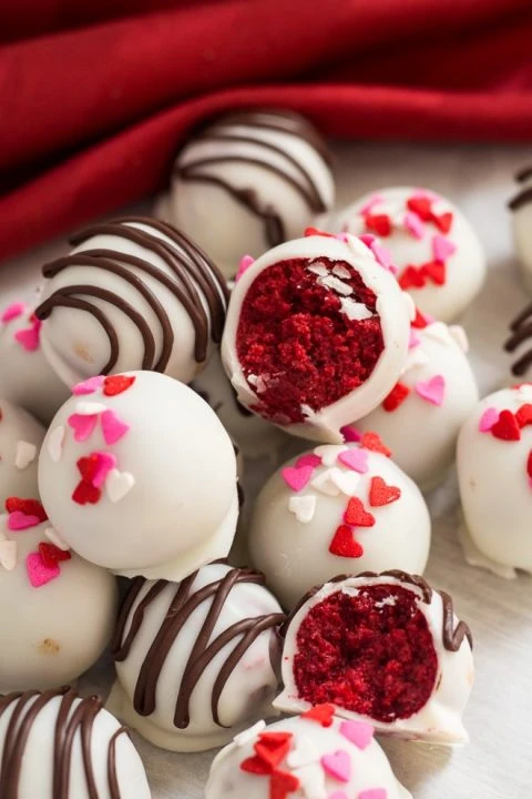 Red Velvet Cake Balls