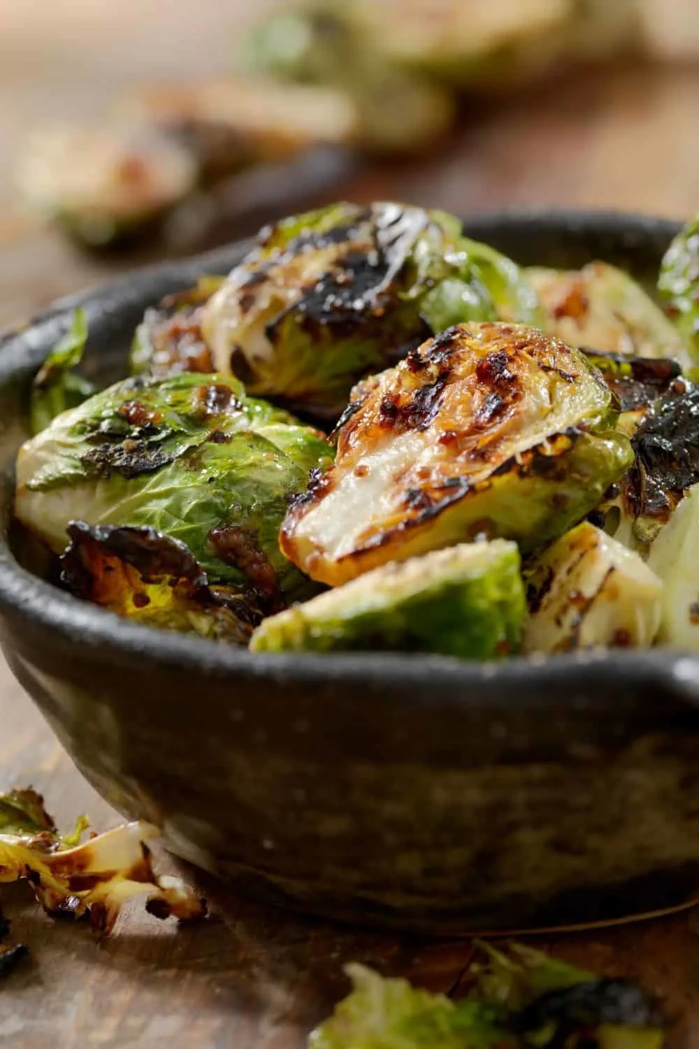 Roasted Brussel Sprouts With Warm Honey Glaze