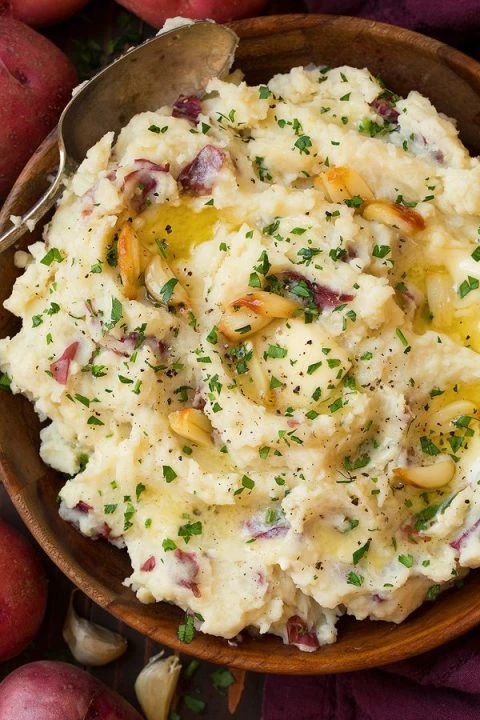 Roasted Garlic Mashed Potatoes