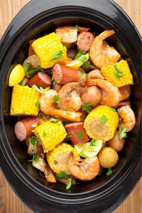 SLOW COOKER SHRIMP BOIL
