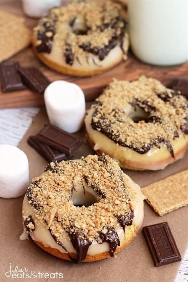 S’MORES DOUGHNUTS
