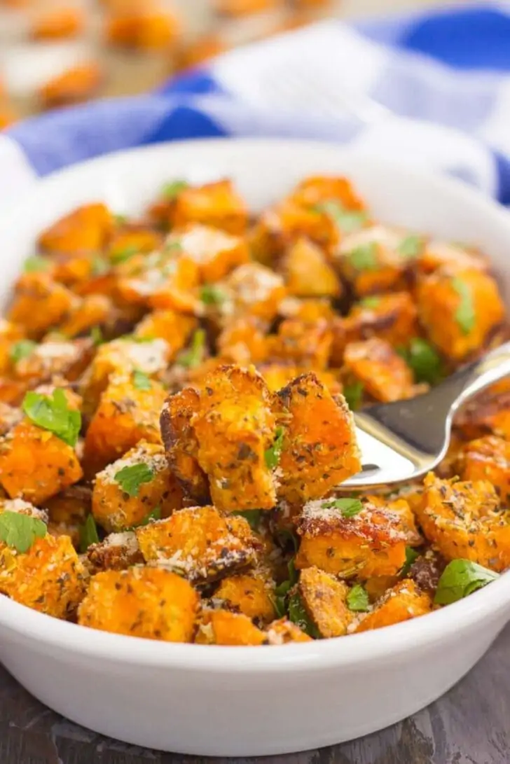 Savory Sweet Potatoes (Parmesan & Herb)