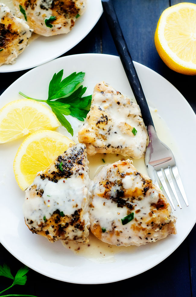 Slow Cooker Creamy Lemon Chicken