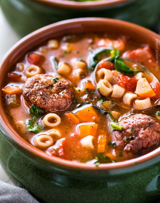 Slow Cooker Italian Meatball Soup