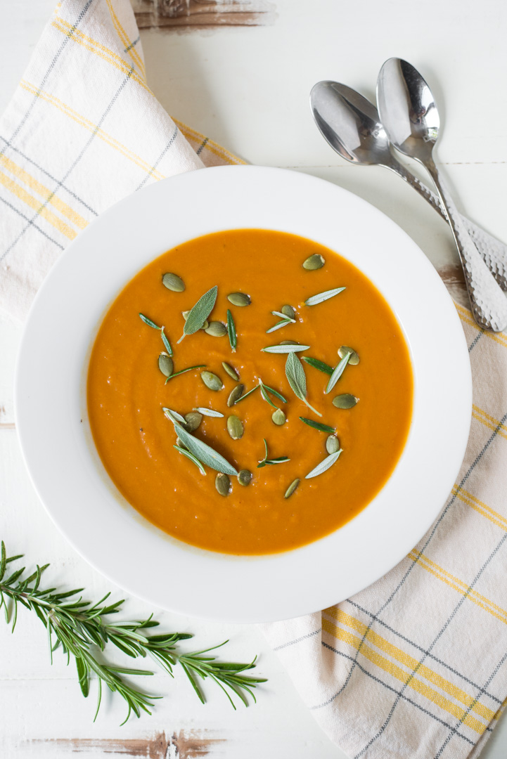 Slow Cooker Tuscan Pumpkin Soup
