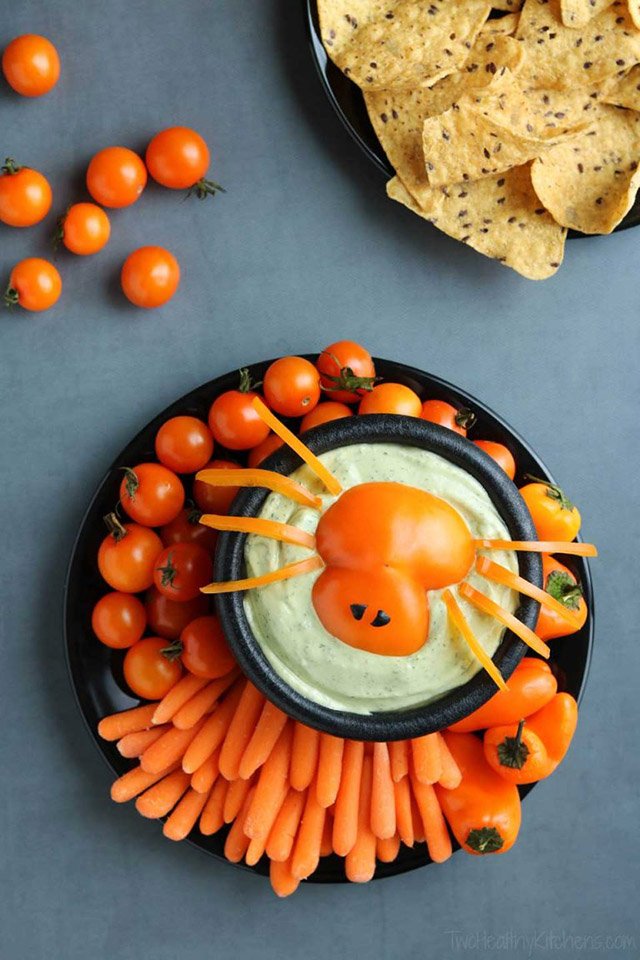 Spooky Spider Halloween Dip