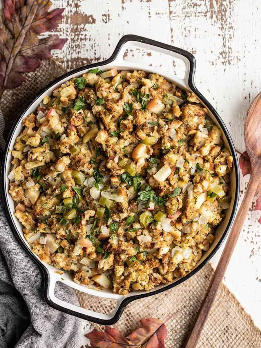 Stove-Top Apple Walnut Stuffing