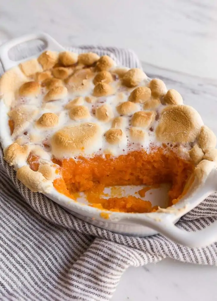 Sweet Potato Casserole with Marshmallows