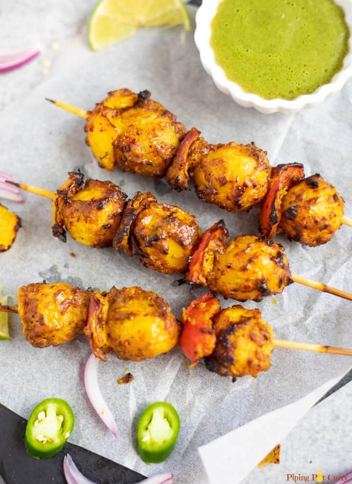33 Best Toothpick Appetizers for a Party on a Budget 30 Tandoori Aloo Tikka
