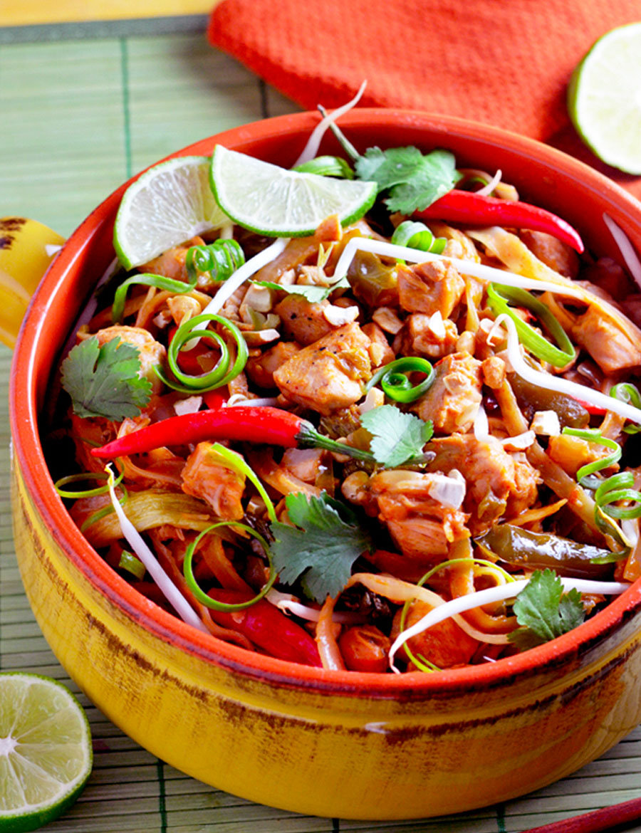 Thai Chicken and Noodles