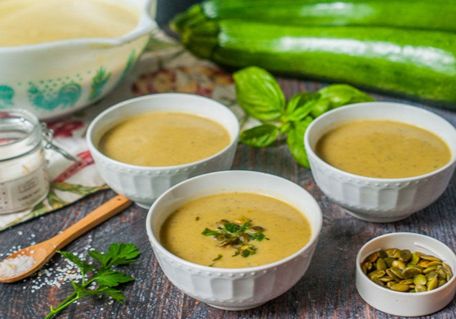 Thai Curry Zucchini Soup