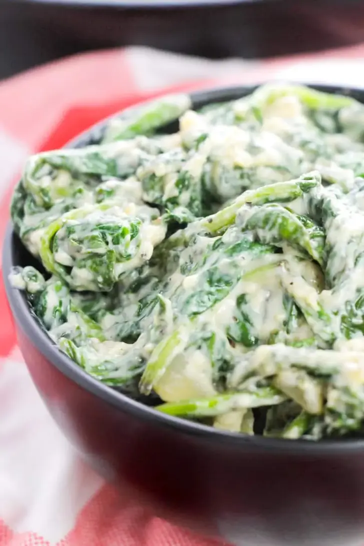 The BEST Creamed Spinach Recipe