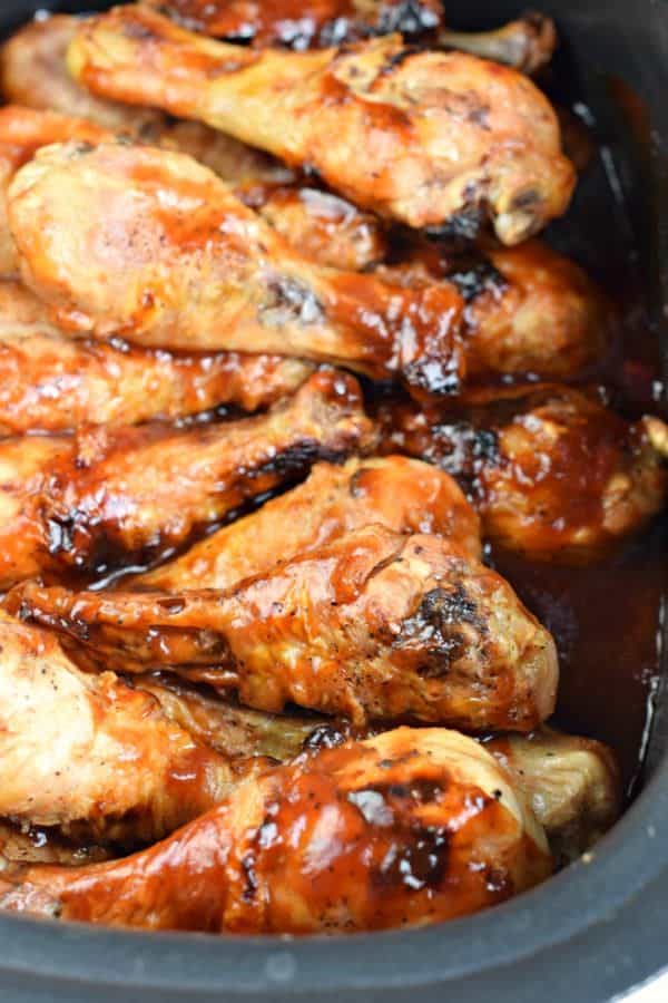 The Best Sweet & Tangy Slow Cooker BBQ Chicken Recipe