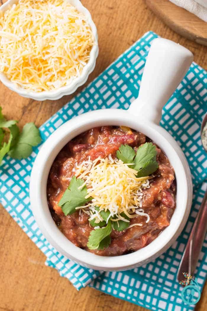 Three Alarm Vegetarian Quinoa Chili
