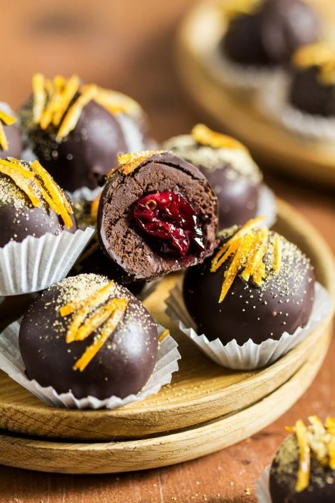 Vegan Christmas Truffles