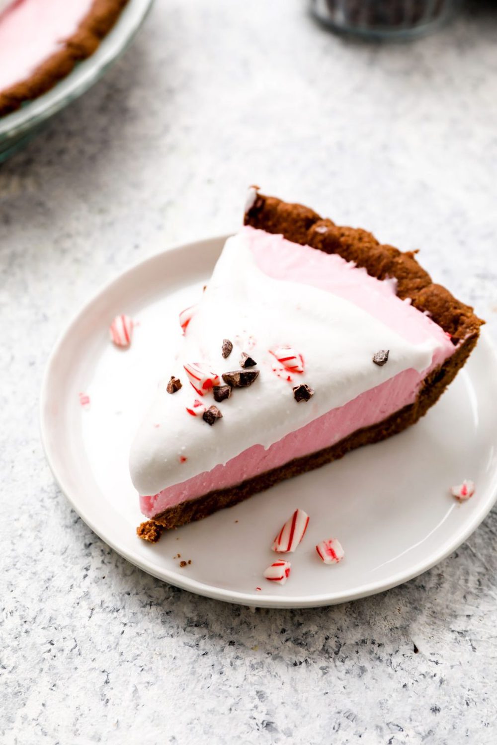 Vegan Peppermint Cream Pie