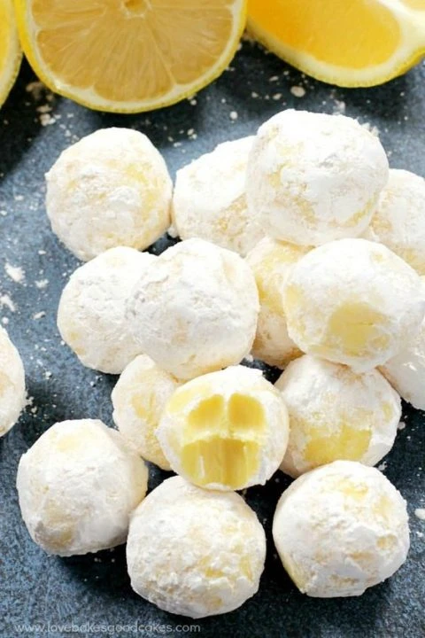 White Chocolate Lemon Truffles