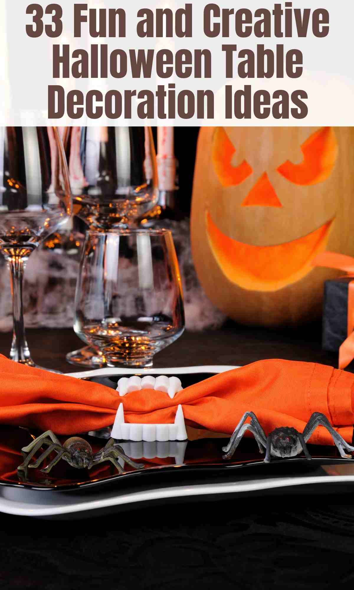 33 Fun and Creative Halloween Table Decoration Ideas