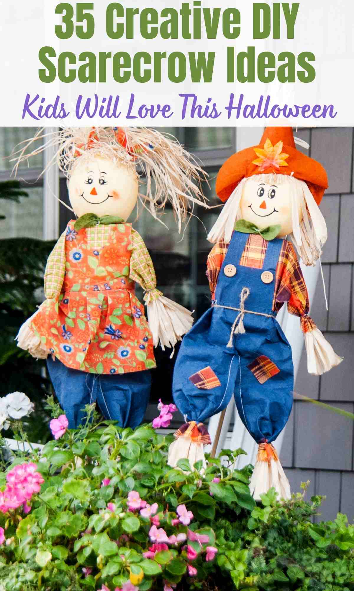 35 Creative DIY Scarecrow Ideas Kids Will Love This Halloween