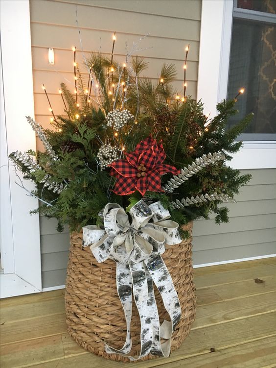 Bouquet in Basket