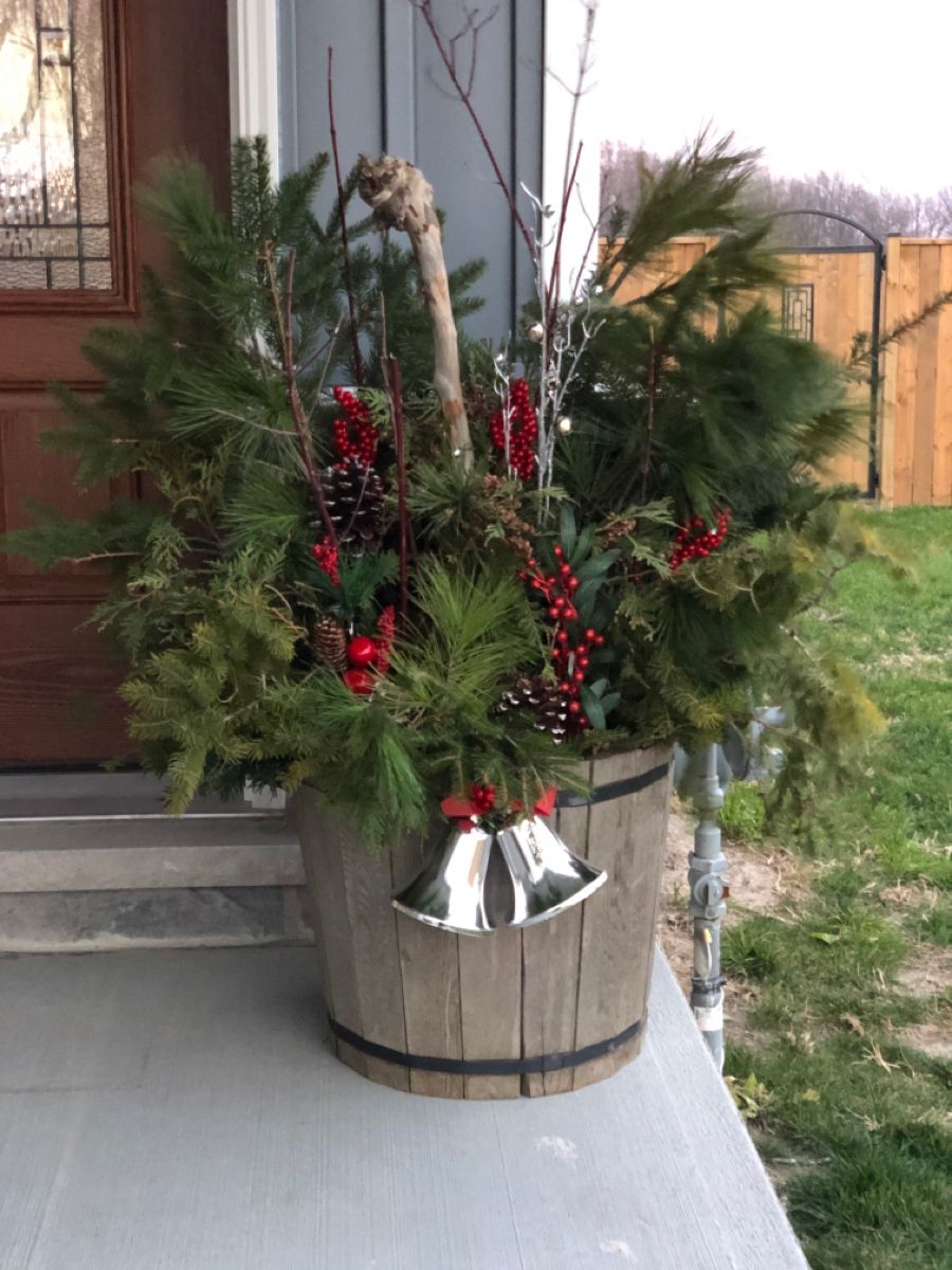 Christmas planter
