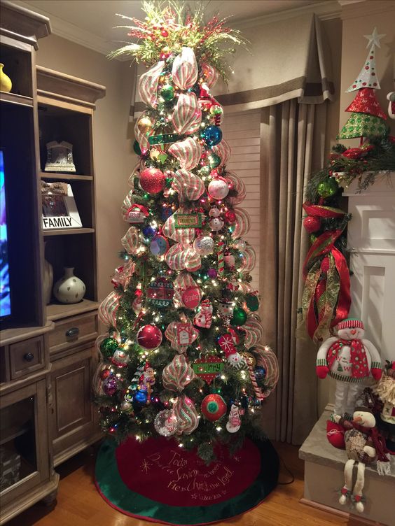 Christmas tree with fringe