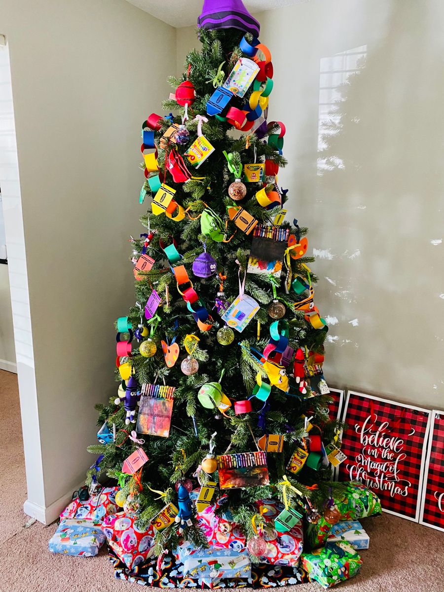 Crayola Christmas Tree