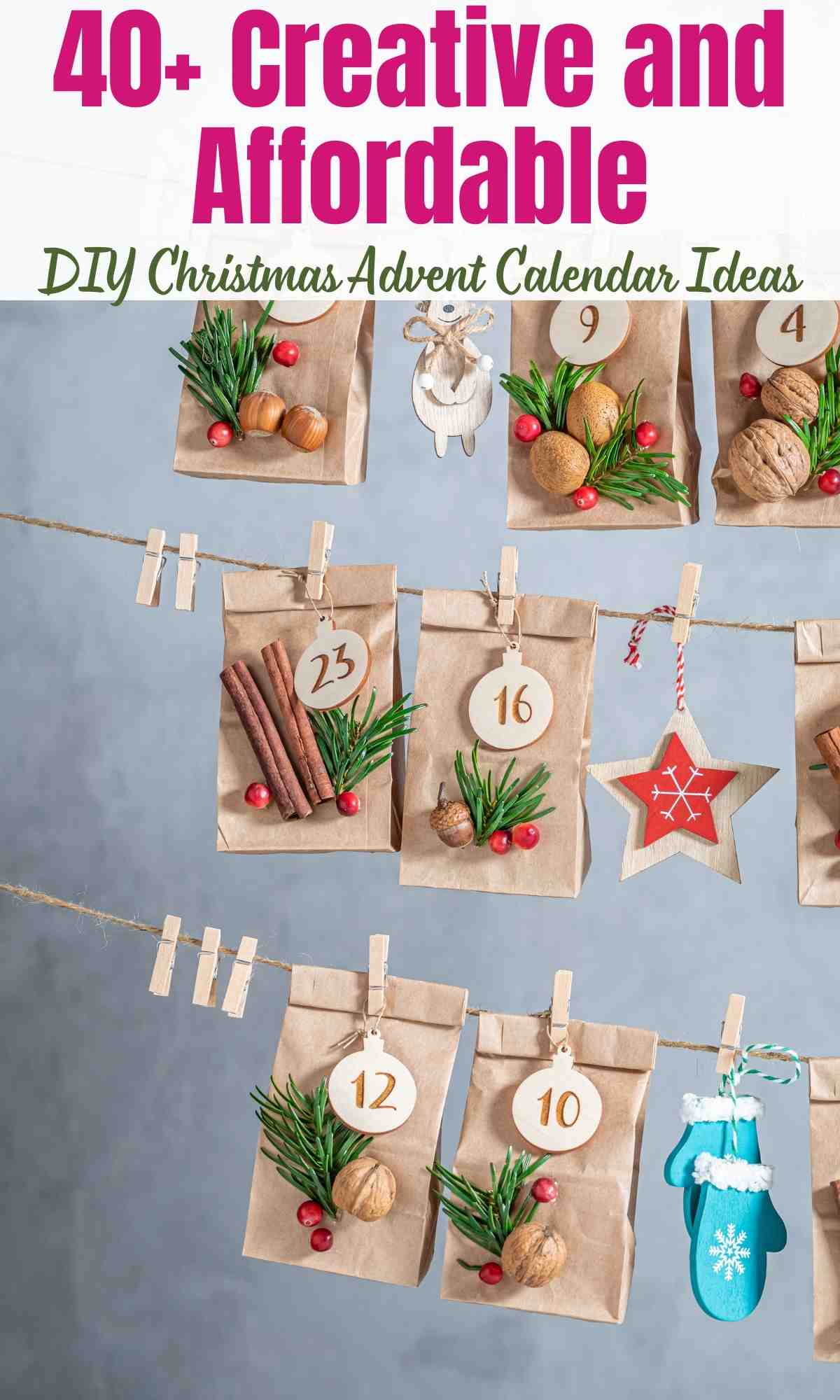 DIY Christmas Advent Calendar Ideas