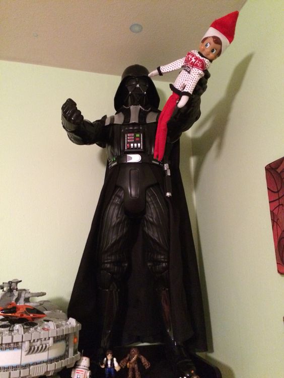 Darth Vader uses the force