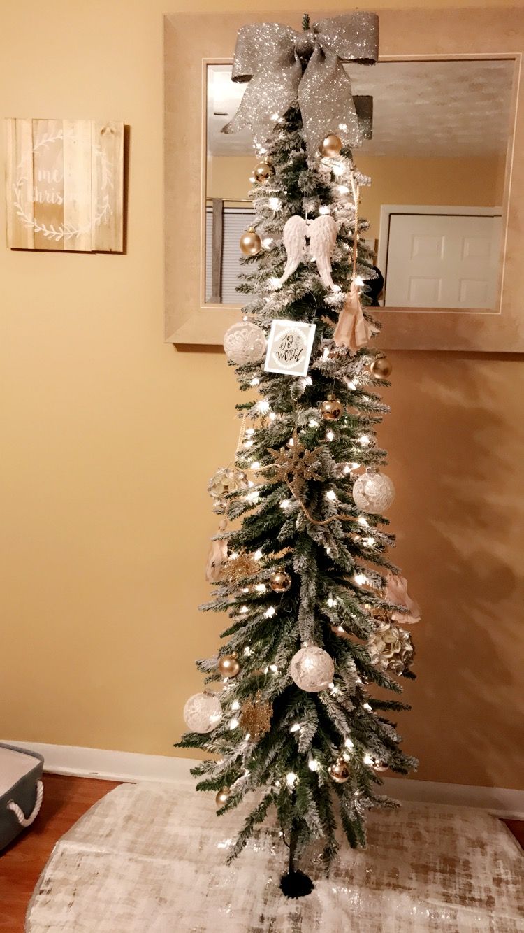 Skinny Christmas tree