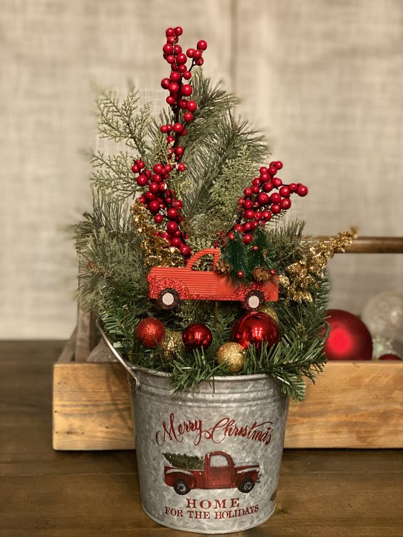 Vintage and rustic Christmas