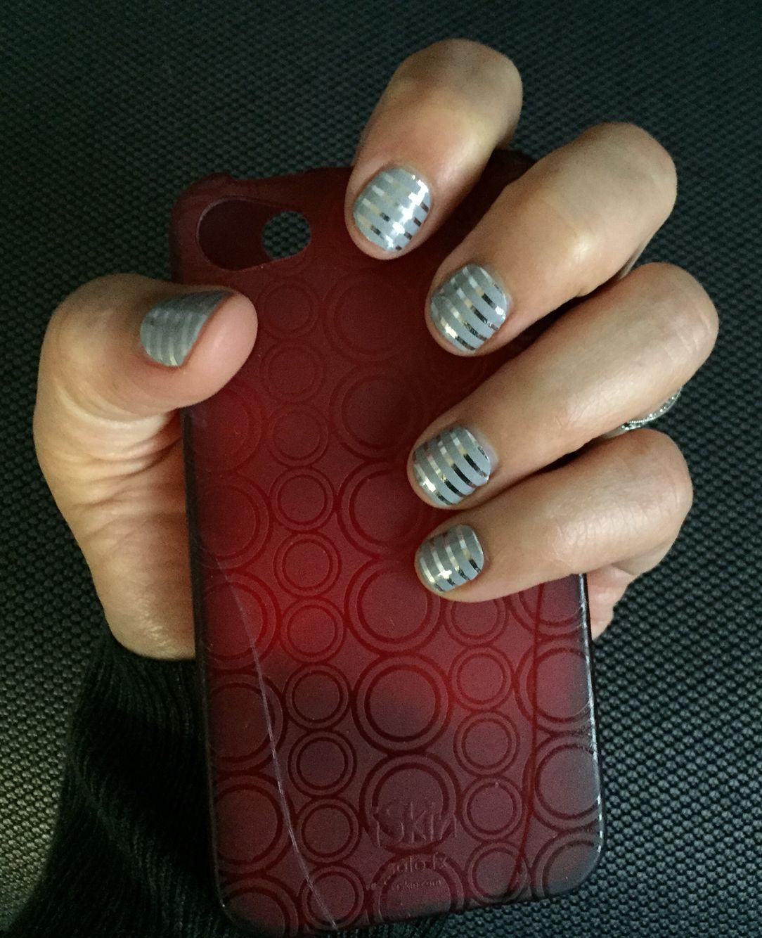 Gray Nail Wrap