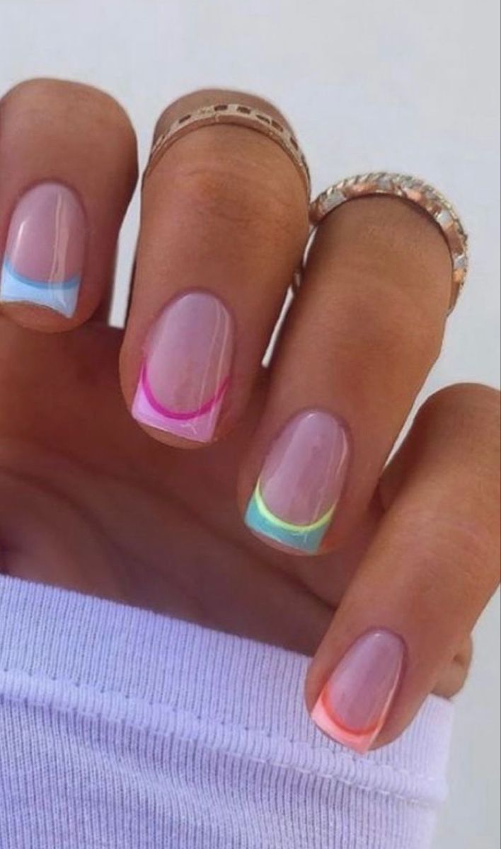 Short French Nails Design