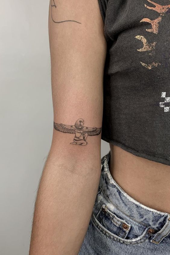 Small dope tattoo for women