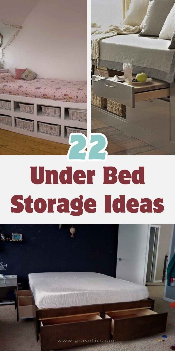 22 Under Bed Storage Ideas That Are A Perfect Combination