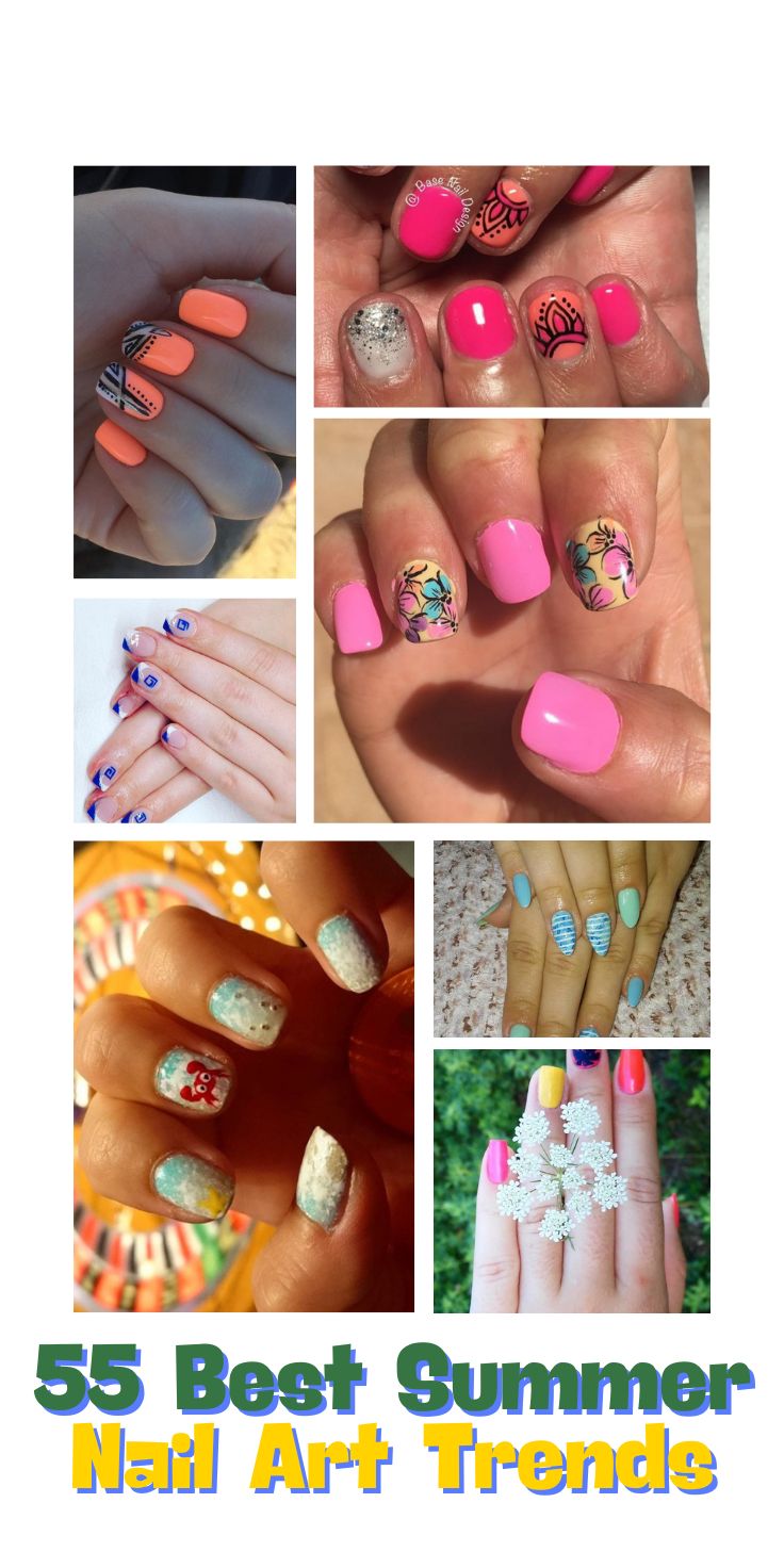 55 Best Summer Nail Art Designs - Tips and Ideas 59