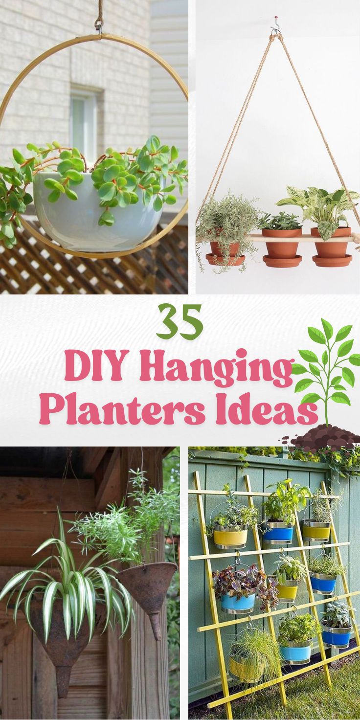 35+ Innovative and Original DIY Hanging Planters Ideas 40 DIY Hanging Planters Ideas