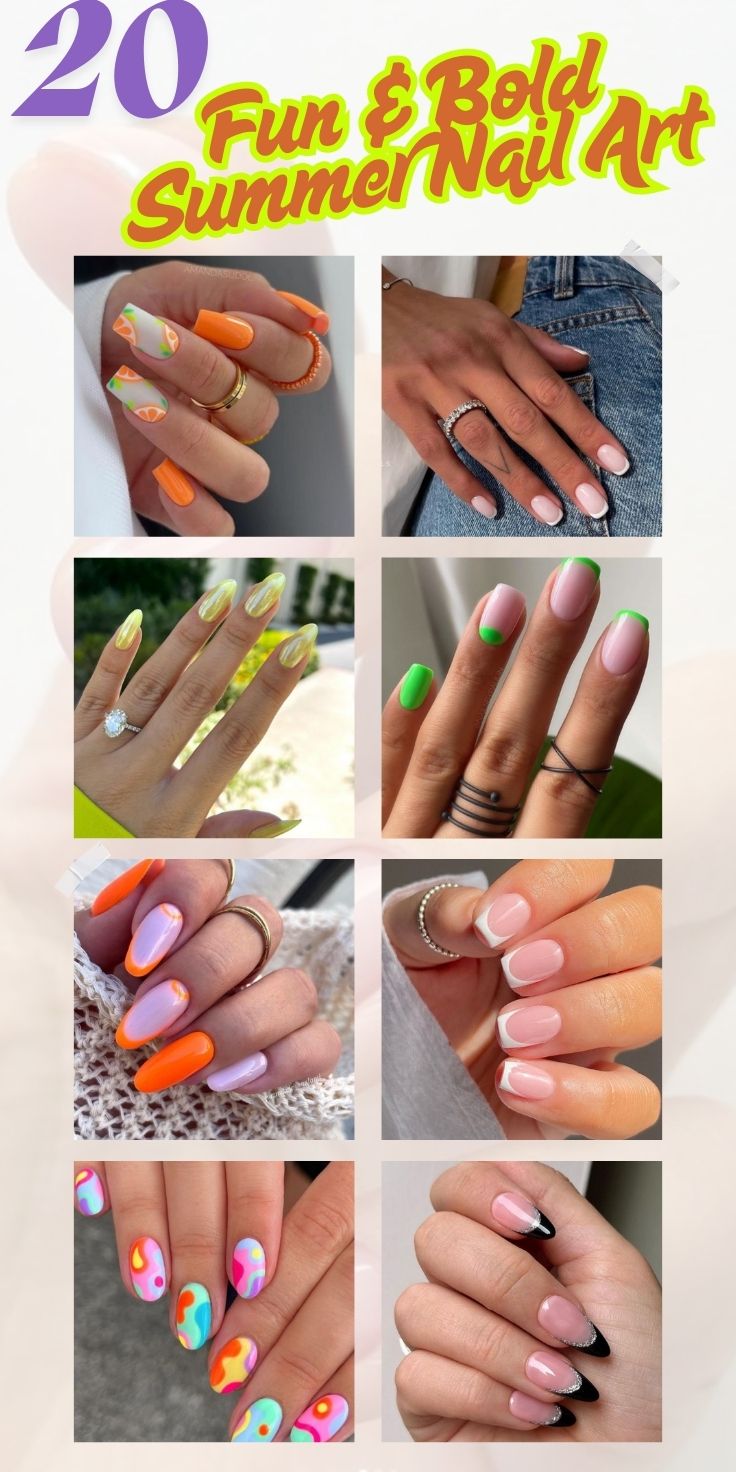 What Are Good Nail Designs? (20 Summer Nail Ideas) 22 Fun & Bold Summer Nail Art