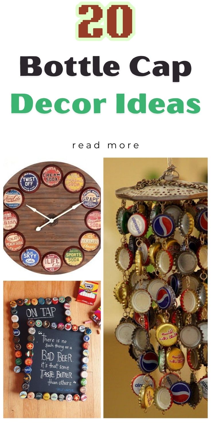 20 Bottle Cap Decor Ideas for Farmhouse Style 24