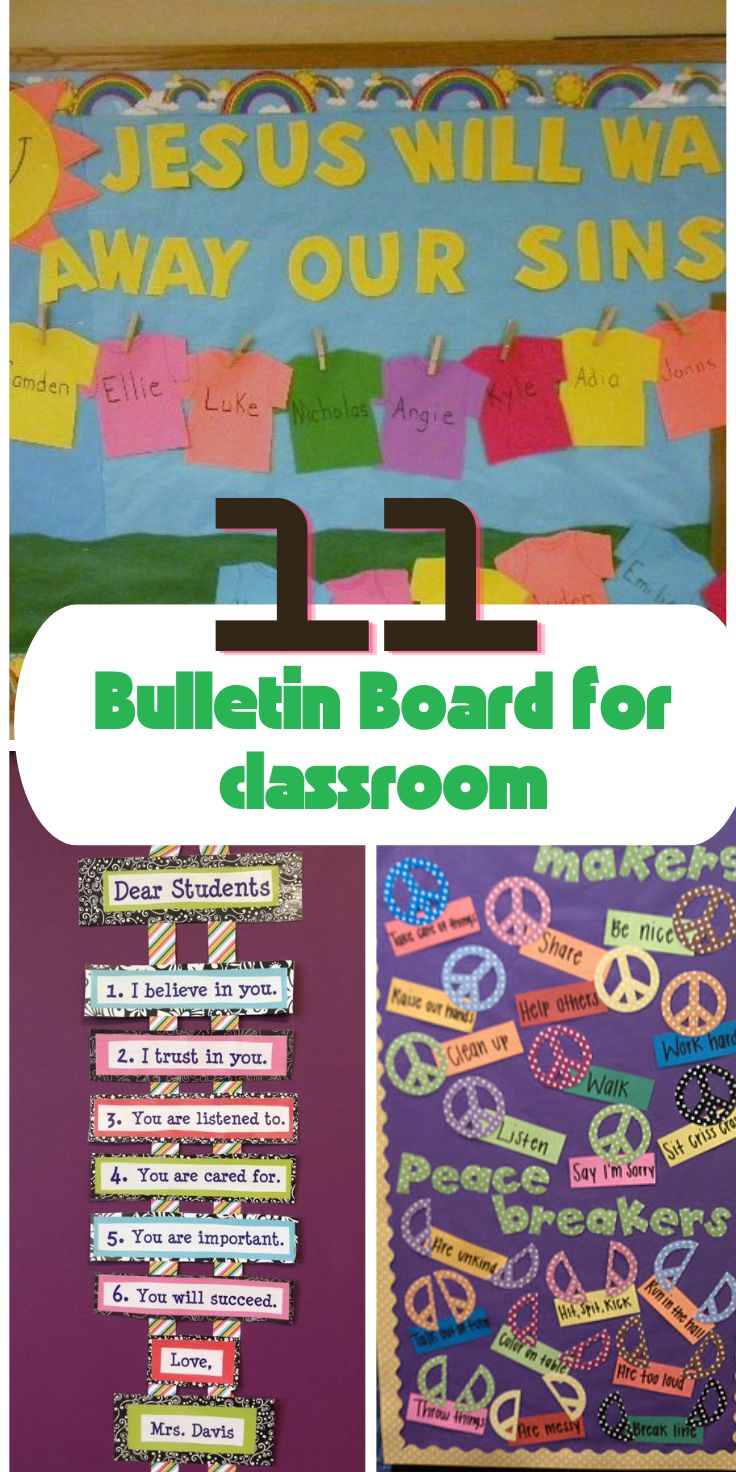 11 Bulletin Board for classroom Board that shall make your classroom 14