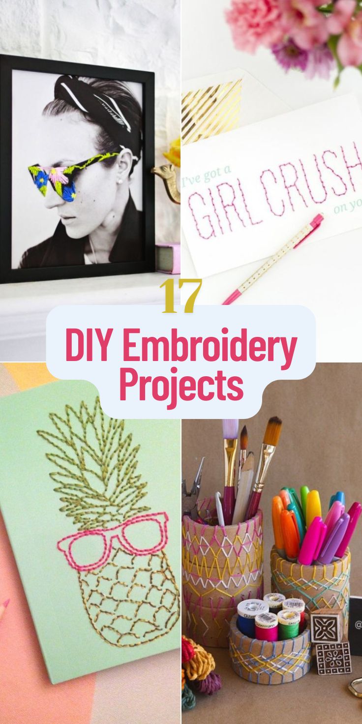 17 DIY Embroidery Project, That Celebrates Your Love for Textures 21