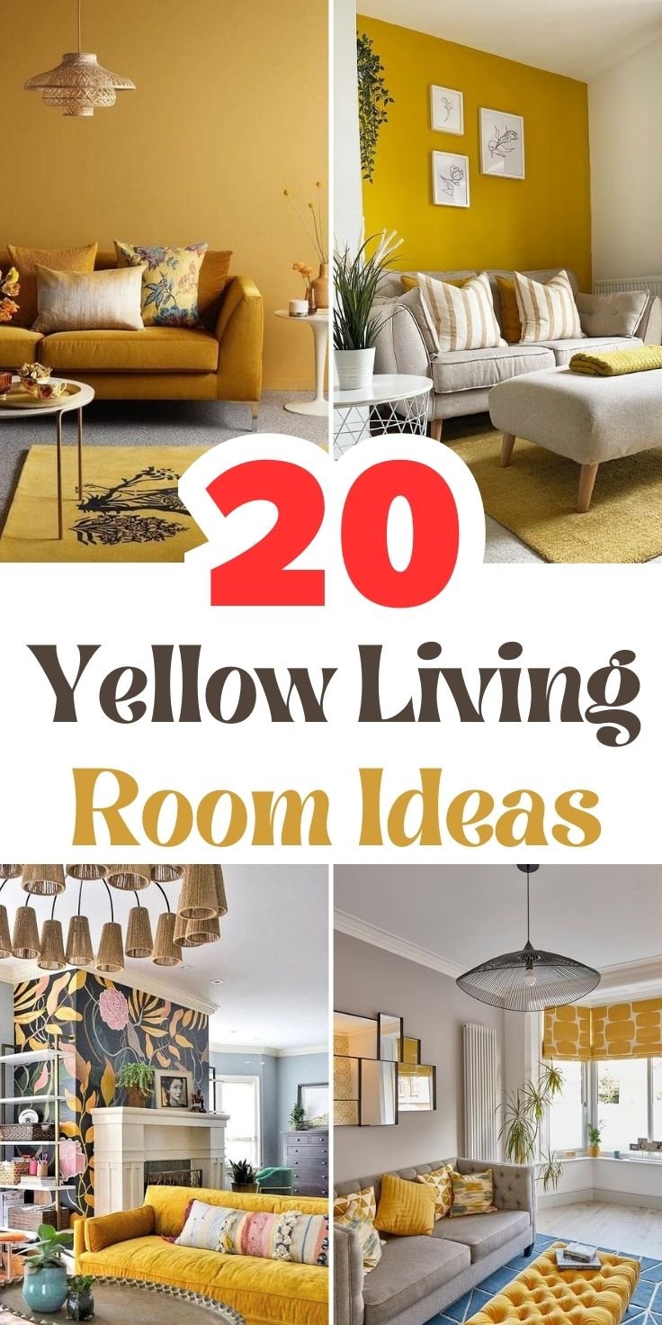 20 Yellow Living Room Ideas For A Cozy Yet Stylish Look